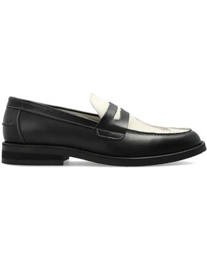 Duke & Dexter Wilde Dalmatian-Print Loafers - Black