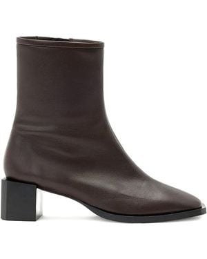 AllSaints 48Mm Avril Leather Ankle Boots - Brown
