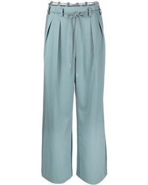 ANDERSSON BELL Rope Detailing Cropped Trousers - Blue