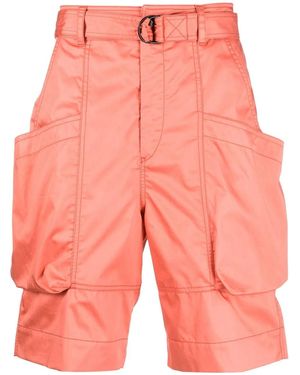 Isabel Marant Belted Cargo Shorts - Orange