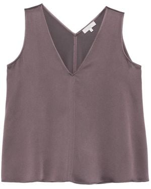 Antonelli V-Neck Top - Purple