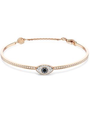 Swarovski Symbolica Evil-Eye Pavé-Set Bracelet - White