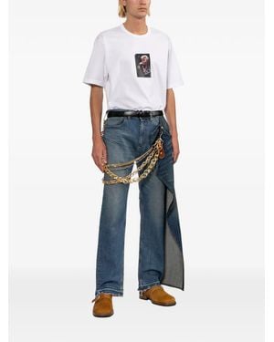 Junya Watanabe David Bowie Graphic-Print T-Shirt - White