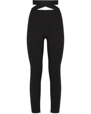 Dolce & Gabbana Ankle-Zip Leggings - Black