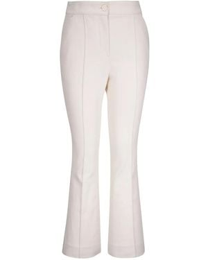 Veronica Beard Kimra Flared Pants - White