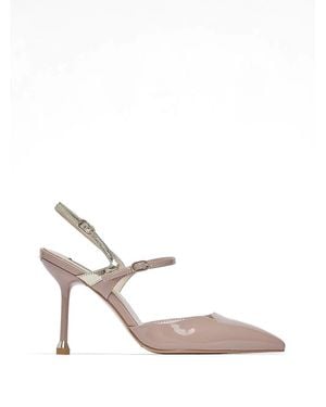 Liu Jo Escarpins Vernis À Bride Arrière - Pink