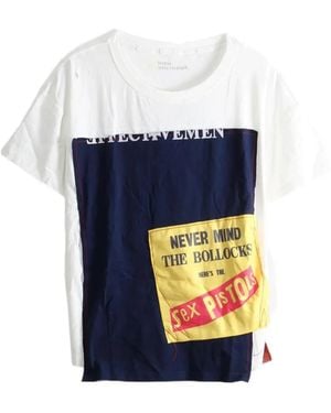 SAITOS Sex Pistols Patch-Detail T-Shirt - Blue