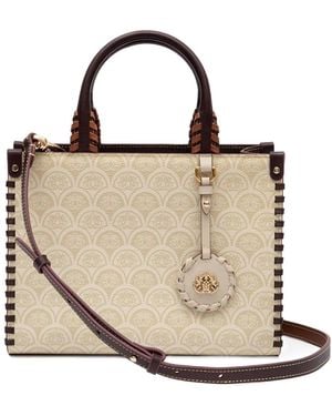 Isla Monogram Tote Bag - Metallic