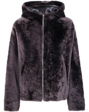 Yves Salomon "Veste 61Cm" Jacket - Black