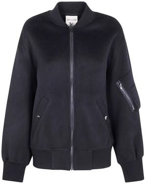 Semicouture Bomberjacke mit Reißverschluss - Blau