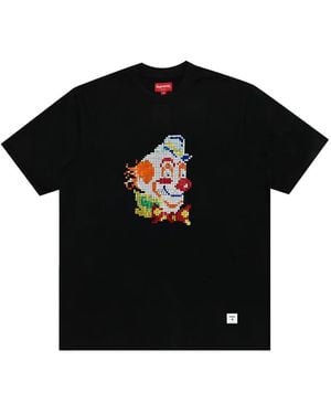 Supreme Clown Sequin-Embellished Short-Sleeve T-Shirt - Black