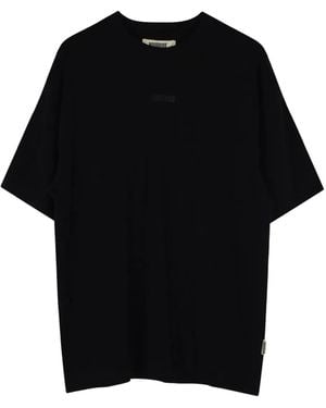 Woodbird Camiseta Beam Base Con Logo Estampado - Negro