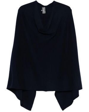 Eric Bompard Langer Poncho Aus Kaschmir - Blau