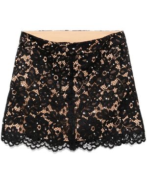 MICHAEL Michael Kors Floral Lace Skirt - Black