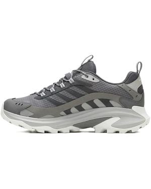 Merrell Moab Speed 2 Logo-Detail Trainers - Grey