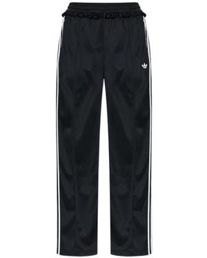 adidas Pleated Firebird Track Trousers - Black