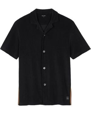 Paul Smith Poloshirt Mit Streifendetail - Schwarz