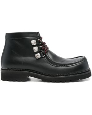 Toga Virilis Stivaletti Con Lacci - Nero