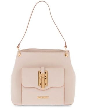 Love Moschino Logo-Plaque Shoulder Bag - White