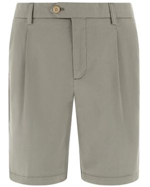 BOGGI Pleated Shorts - Grey