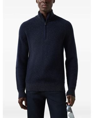 Bogner Dwayne Ribbed-Knit Jumper - Blue