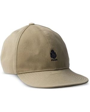 Prada Baseballkappe Aus Gabardine - Natur