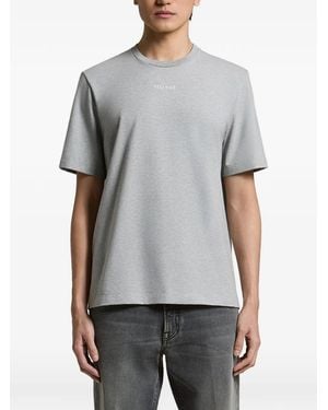 Peserico Logo-Print T-Shirt - Grey