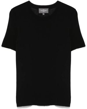 Eric Bompard T-Shirt En Maille - Noir