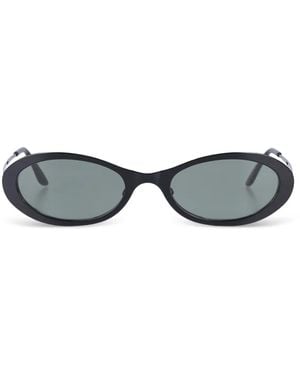 Our Legacy Tad Oval-Frame Sunglasses - Grey