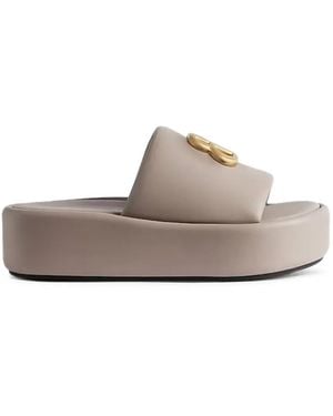 Balenciaga Rise Bb Sandalen - Weiß
