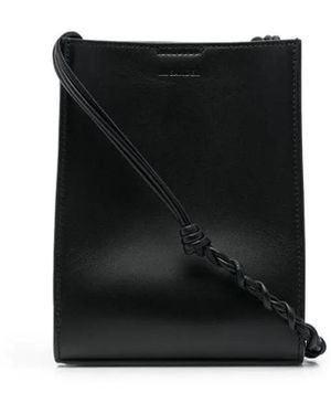 Jil Sander レザーショルダーバッグ - ホワイト