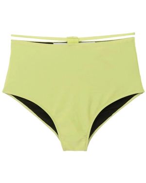 Gloria Coelho Slip Bikini A Vita Alta - Giallo