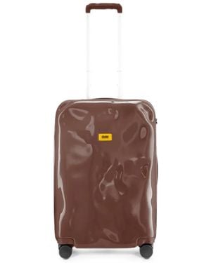 Crash Baggage Medium Icon Dented-Effect Suitcase - Brown
