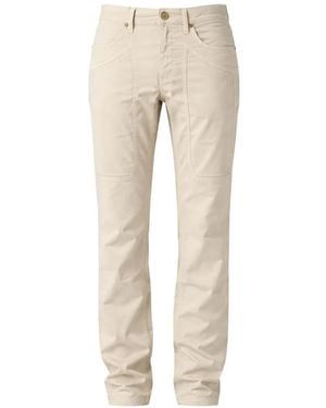 Jeckerson Panelled Trousers - Natural