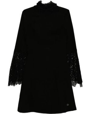 Saiid Kobeisy Logo-Patched Dress - Black