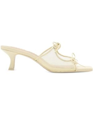 Cult Gaia 50Mm Allegra Bow-Detail Sandals - Natural