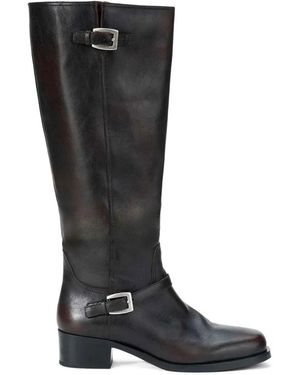 STAUD Brooklyn High Boots - Black