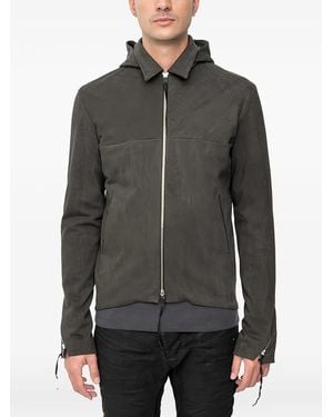 Ma+ Detachable-Hooded Jacket - Grey