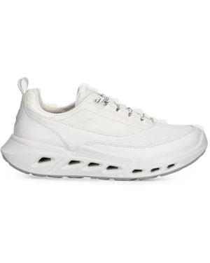 Ecco Biom Leather Sneakers - White