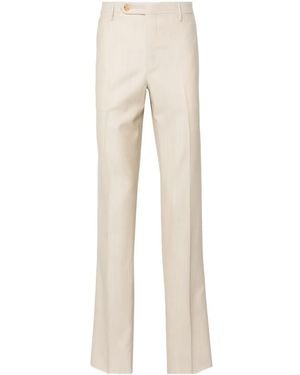 Rota Mid-Rise Tailored Pants - Natural
