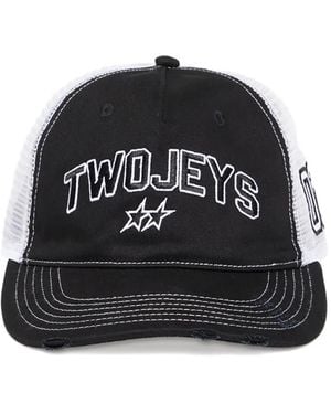 Twojeys Gorra Con Efecto Envejecido - Negro