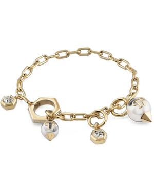 Philipp Plein Pulsera Rhapsody Con Charm - Metálico
