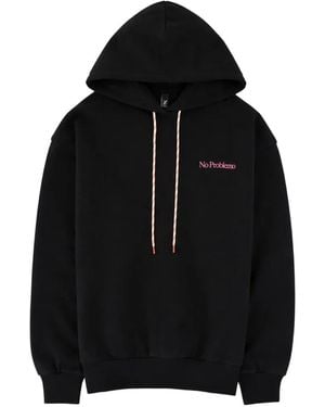 No Problemo Hooded Sweater - Black