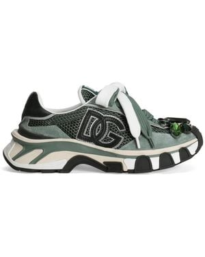 Dolce & Gabbana Dg Country Road Textile Trainers - Green