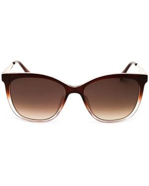 Fossil Gradient-Effect Rectangle-Frame Sunglasses - Brown