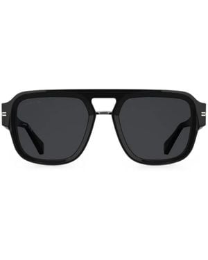 Lacoste Lunettes De Soleil À Monture Navigateur - Black