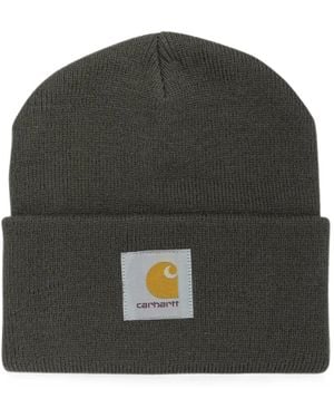 Carhartt Berretto A Coste Con Applicazione - Verde