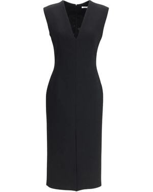 Givenchy V-neck Pencil Dress - It36 | Xs - Black