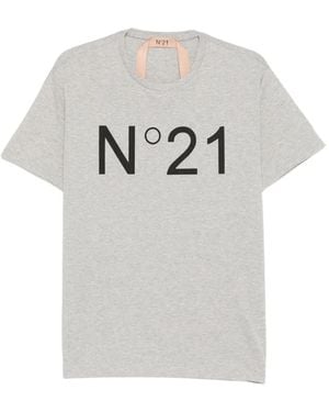 N°21 Logo-Print T-Shirt - Gray