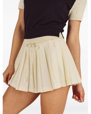 Malbon Golf Giselle Pleated Skirt - Brown